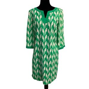 Talbots 100% cotton iconic parrot dress size 2P